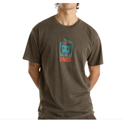 Vans T-shirt Turkish Coffee Brown Καφέ Vans T-shirt Turkish Coffee Brown Καφέ