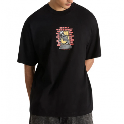 VANS SKULL WINDOW T-SHIRT BLACK Μαύρο