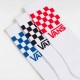 Vans Classic Check Crew Socks White 3Pack Άσπρο