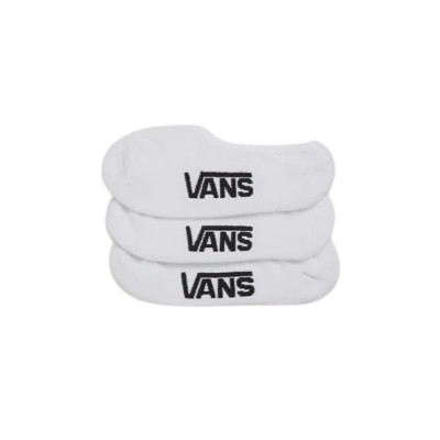 Vans Unisex Classic No Show Socks 3 Pack Άσπρο