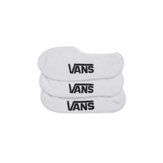 Vans Unisex Classic No Show Socks 3 Pack Άσπρο
