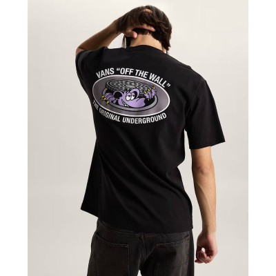 VANS Downside Ss Tee Μαύρο VANS Downside Ss Tee Μαύρο