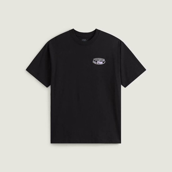 VANS Downside Ss Tee Μαύρο