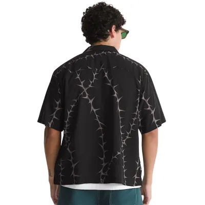 VANS Van Doren Printed Camp Shirt Μαύρο VANS Van Doren Printed Camp Shirt Μαύρο