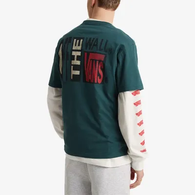 VANS STRETCH STACK CRACKLE TEE Πράσινο