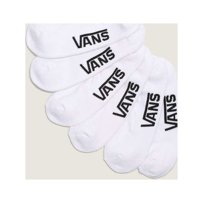 Vans Unisex Classic No Show Socks 3 Pack Άσπρο