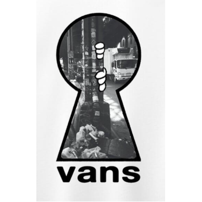 Vans Keyhole Classic T-Shirt Άσπρο Vans Keyhole Classic T-Shirt Άσπρο