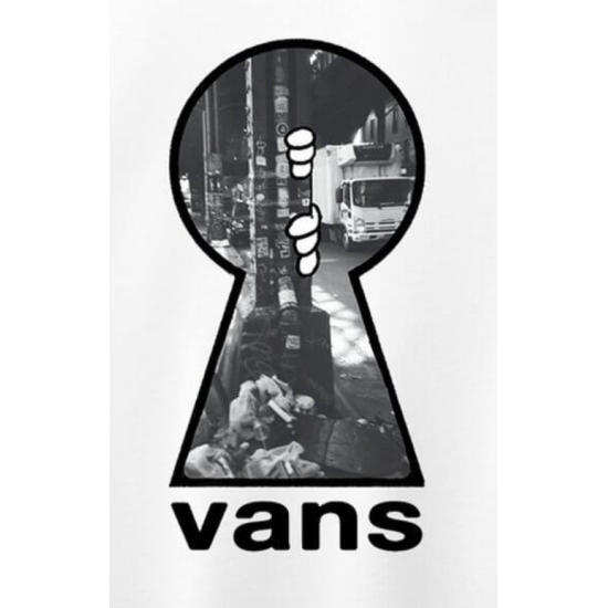 Vans Keyhole Classic T-Shirt Άσπρο
