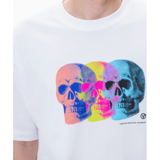 Vans Bone Head Loose T-Shirt Άσπρο