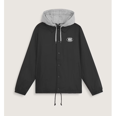 Vans Torrey Hooded Coaches Jacket Mαύρο