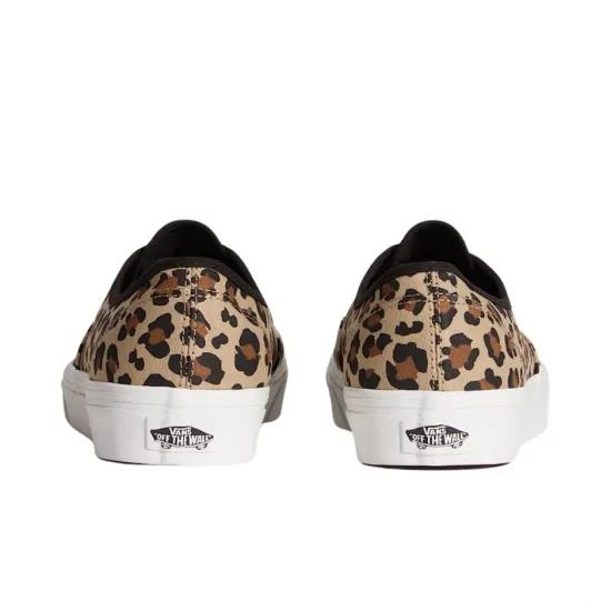 VANS AUTHENTIC LEOPARD PRINT SHOES BROWN Καφέ