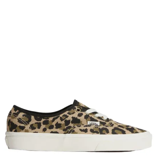 VANS AUTHENTIC LEOPARD PRINT SHOES BROWN Καφέ