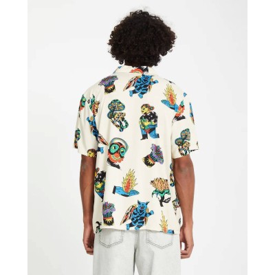 Volcom Unisex Bob Mollema Shirt Light Beige Πολύχρωμο Volcom Unisex Bob Mollema Shirt Light Beige Πολύχρωμο