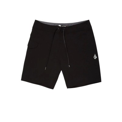 VOLCOM Lido Solid Mod 18 Boardshort Μαύρο VOLCOM Lido Solid Mod 18 Boardshort Μαύρο