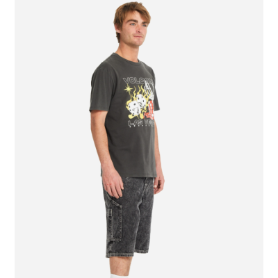 Volcom Pass Line Tshirt Γκρι