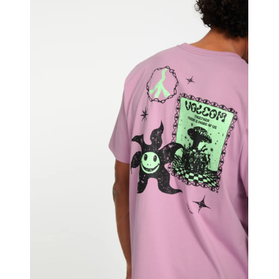 VOLCOM Filip Rygalski 2 T-shirt Ροζ VOLCOM Filip Rygalski 2 T-shirt Ροζ