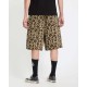 Volcom Chillow Denim Short 24 Animal Print Μπεζ