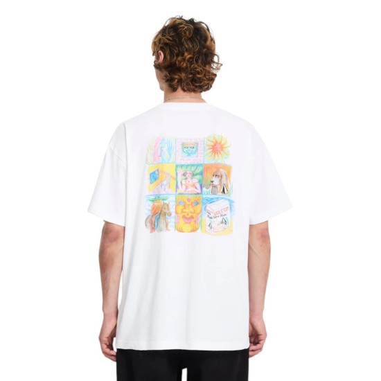 Volcom Double Fantasy T-Shirt Άσπρο