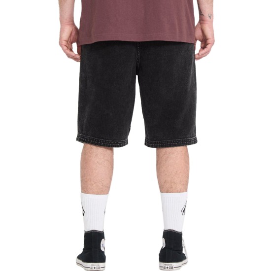 Volcom Freazy 22 Denim Elasticated Waist Μαύρο