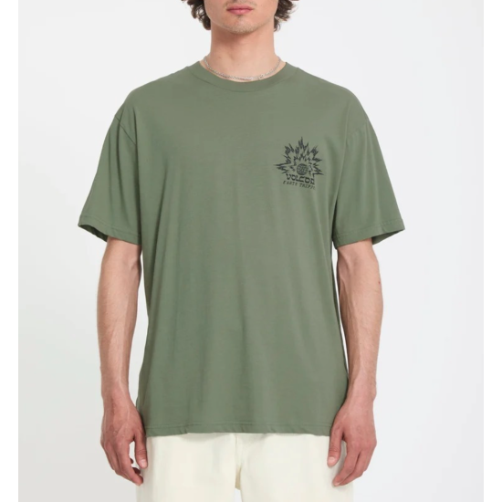 Volcom Remote Viewer Sst Tshirt Πράσινο
