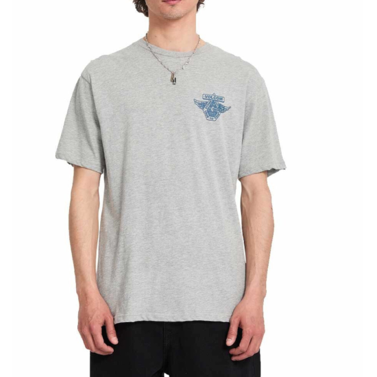 Volcom Solid Stone Emb Tshirt Γκρί