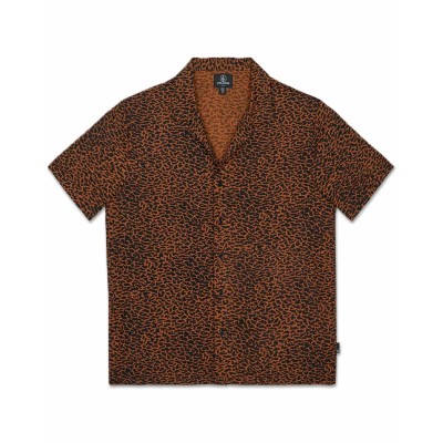 Volcom Utopia Unisex SS Shirt Brown Horn Καφέ