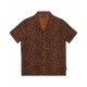 Volcom Utopia Unisex SS Shirt Brown Horn Καφέ