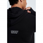 Bdtk "Safe" Zip Hoodie Sweater Μαύρο