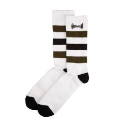Independent Span Stripe Socks Άσπρο