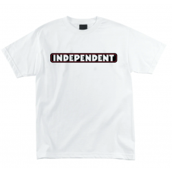 Independent Bar Logo T-Shirt Άσπρο