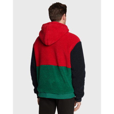 Karl Kani Meta Signature Block Teddy Hoodie Πολύχρωμο Karl Kani Meta Signature Block Teddy Hoodie Πολύχρωμο