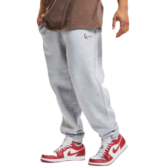 KARL KANI SIGNATURE ESSENTIAL REGULAR FIT SWEATPANTS Γκρι
