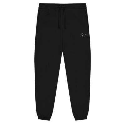 KARL KANI SIGNATURE ESSENTIAL REGULAR FIT SWEATPANTS Μαύρο KARL KANI SIGNATURE ESSENTIAL REGULAR FIT SWEATPANTS Μαύρο
