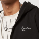 Karl Kani Chest Signature Essential Zip Hoodie Μαύρο