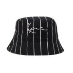 Karl Kani Signature Pinstripe Bucket Hat Μαύρο