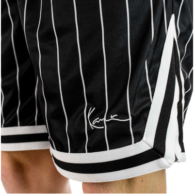 Karl Kani Small Signature Pinstripe Mesh Short Μαύρο Karl Kani Small Signature Pinstripe Mesh Short Μαύρο