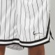 Karl Kani Small Signature Pinstripe Mesh Shorts Άσπρο