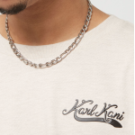 Karl Kani Small Signature Washed Heavy Jersey Skull Tee beige Μπεζ