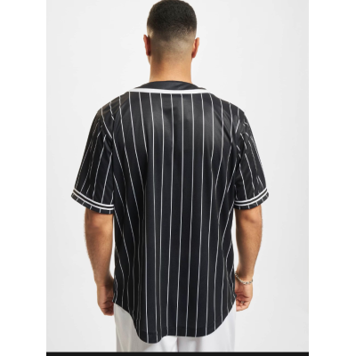Karl Kani Serif Pinstripe Baseball Trikot Μαύρο