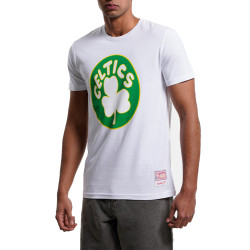 Mitchell & Ness NBA Boston Celtics Team Logo Men's T-Shirt Άσπρο