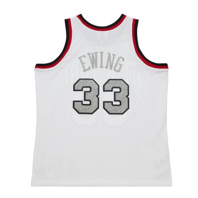 MITCHELL & NESS Cracked Cement Swingman Patrick Ewing New York Knicks 1991 92 Jersey  Άσπρο