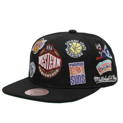 Mitchell & NessNba All Over Conference Deadstock Hwc West Cap Μαύρο