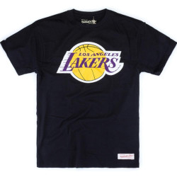 Mitchell & Ness Team Logo Tee Los Angeles Lakers Μαύρο