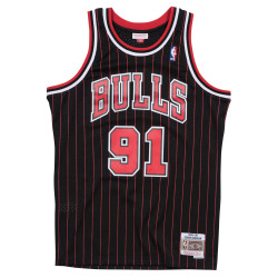 MITCHELL & NESS Swingman Jersey Chicago Bulls Alternate 1995-96 Dennis Rodman Μαύρο