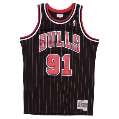 MITCHELL & NESS Swingman Jersey Chicago Bulls Alternate 1995-96 Dennis Rodman Μαύρο MITCHELL & NESS Swingman Jersey Chicago Bulls Alternate 1995-96 Dennis Rodman Μαύρο