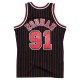 MITCHELL & NESS Swingman Jersey Chicago Bulls Alternate 1995-96 Dennis Rodman Μαύρο