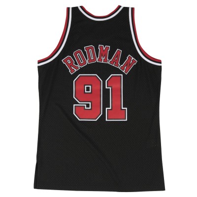 MITCHELL & NESS Swingman Jersey Chicago Bulls Alternate 1997-98 Dennis Rodman Μαύρο MITCHELL & NESS Swingman Jersey Chicago Bulls Alternate 1997-98 Dennis Rodman Μαύρο