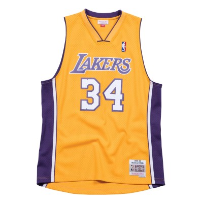 MITCHELL & NESS Swingman Jersey Los Angeles Lakers Home 1999-00 Shaquille O'Neal Κίτρινο MITCHELL & NESS Swingman Jersey Los Angeles Lakers Home 1999-00 Shaquille O'Neal Κίτρινο