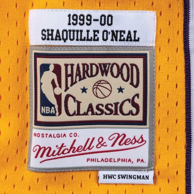 MITCHELL & NESS Swingman Jersey Los Angeles Lakers Home 1999-00 Shaquille O'Neal Κίτρινο MITCHELL & NESS Swingman Jersey Los Angeles Lakers Home 1999-00 Shaquille O'Neal Κίτρινο