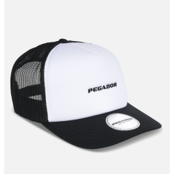 Pegador LOGO BASEBALL TRUCKER CAP WHITE BLACK Άσπρο